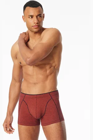 Schiesser Shorts Organic Cotton gemustert hellrot - 95/5 5