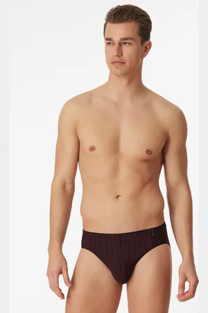 Schiesser Supermini -schwarz gestreift - Long Life Soft 6