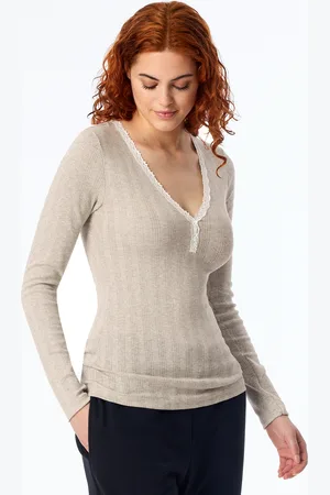 Schiesser Shirt langarm meliert - Revival Agathe 34