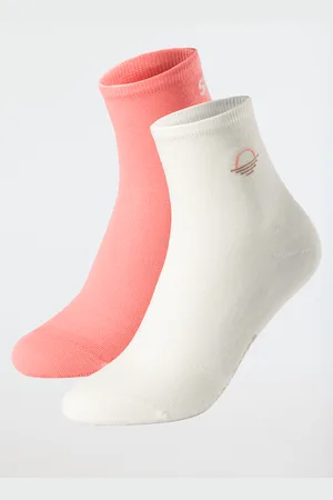 Schiesser Socken 2er-Pack Stay Fresh medium Schaft creme/ rosé - Fashion 35/38