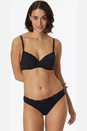 Schiesser Bügel-BH mit Schale und Spitze - Pure Cotton 75A