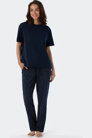 Schiesser Shirt kurzarm dunkelblau - Mix+Relax 34