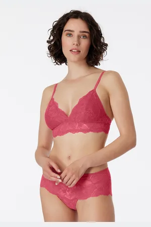 Schiesser Bustier herausnehmbare Pads pink - Modal & Lace 70C