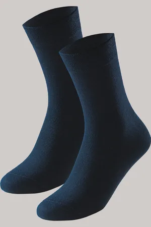Schiesser Damensocken 2er-Pack nachtblau - Long Life Cool 39/42