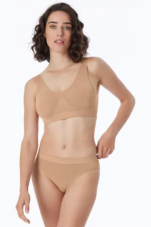 Schiesser Bustier seamless herausnehmbare Pads maple - Classic Seamless 3XL