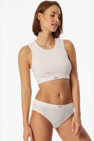 Schiesser Tai-Slip Feinripp off-white - Revival Paula 36