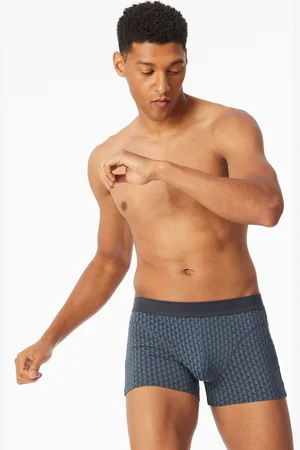 Schiesser Shorts Organic Cotton gemustert graphit - Comfort Fit 9