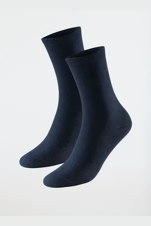 Schiesser Damensocken 2er-Pack Organic Cotton nachtblau - 95/5 35/38