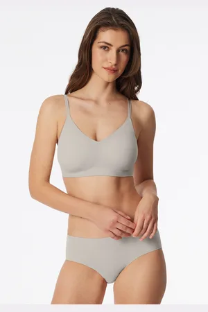 Schiesser Bustier Mikrofaser herausnehmbare Pads -jaspe - Invisible Soft 36