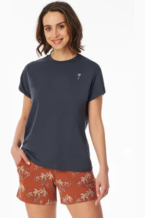 Schiesser Shirt kurzarm graphit - Mix+Relax 34