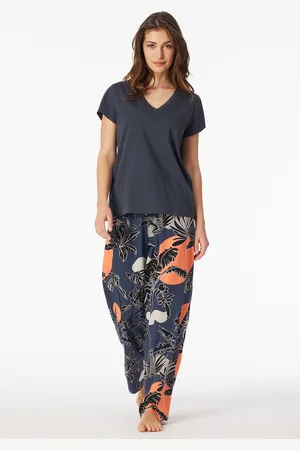 Schiesser Shirt kurzarm tiefer V-Ausschnitt graphit - Mix+Relax 34
