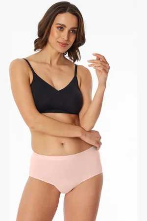 Schiesser Periodenpantys 2er-Pack Jersey recycelt schwarz/rosé- Secret Care 34/36