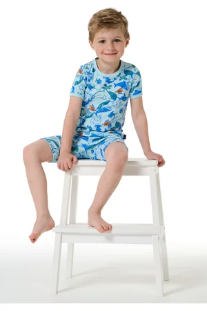 Schiesser Schlafanzug kurz Meerestiere multicolor - Boys World 92