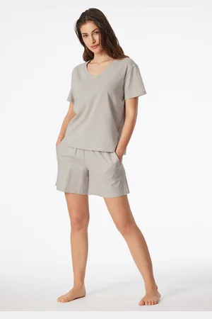 Schiesser Shirt kurzarm Leinen Biobaumwolle -jaspe- Mix+Relax 34