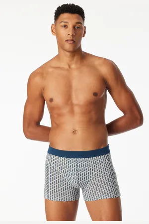 Schiesser Shorts Organic Cotton gemustert silber - Comfort Fit 12