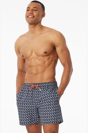 Schiesser Badeshorts Webware recycelt nachtblau gemustert - Aqua 5