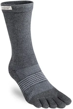 Injinji Damen Trail Midweight Crew grau