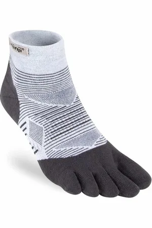 Injinji Unisex Run Lightweight Mini-Crew grau