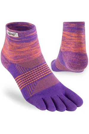 Injinji Damen Trail Midweight Mini Crew Zehensocken lila