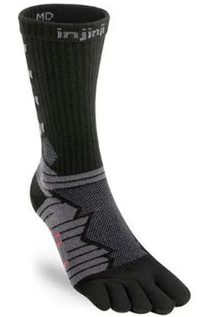 Injinji Unisex Ultra Run Crew schwarz