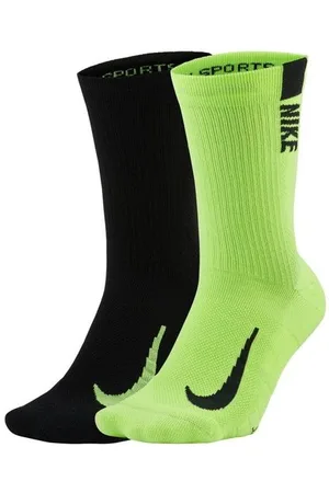 Nike Unisex Multiplier Crew-Socken (2 Paar) bunt