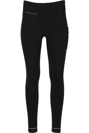 Endurance Damen Thadea Winter Pocket Tights schwarz