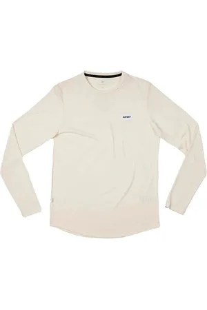 saysky Herren Logo Motion Longsleeve weiß