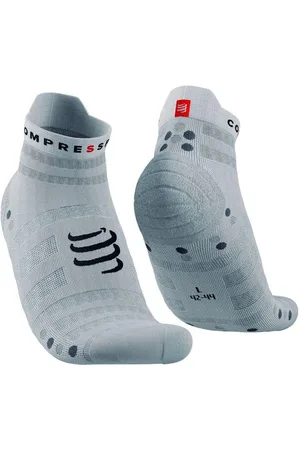 Compressport Unisex Pro Racing Socks V4.0 Ultralight Run Low weiß