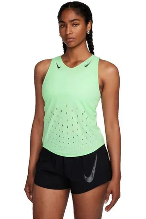 Nike Damen AeroSwift Dri-FIT ADV Running Singlet grün