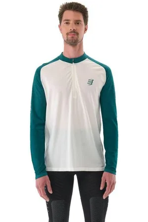 Compressport Herren Trail HZ LS T-Shirt bunt