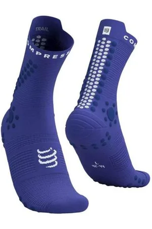 Compressport Unisex Pro Racing Socks v4.0 Trail blau