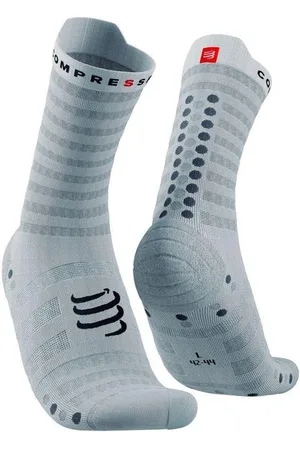 Compressport Unisex Pro Racing Socks V4.0 Ultralight Run High weiß
