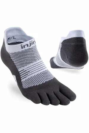 Injinji Damen Run Lightweight No Show grau