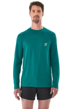 Compressport Herren Performance LS T-Shirt grün