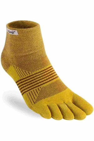 Injinji Damen Trail Midweight Mini Crew gelb