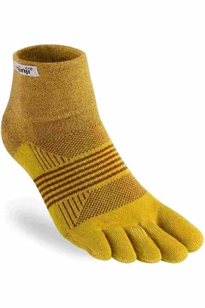Injinji Damen Trail Midweight Mini Crew gelb