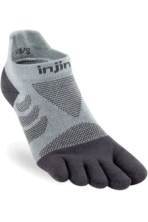 Injinji Damen Ultra Run No-Show Coolmax grau