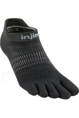 Injinji Damen Run Lightweight No-Show Coolmax schwarz
