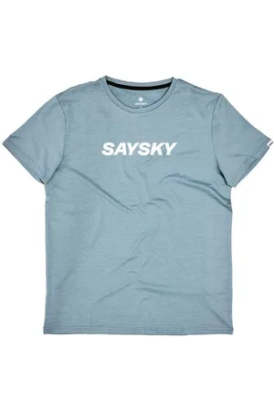 saysky Herren Logo Pace T-Shirt blau
