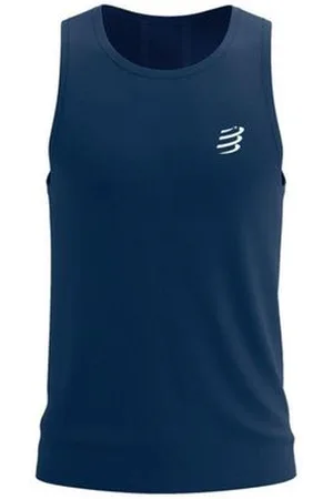 Compressport Herren Performance Singlet blau