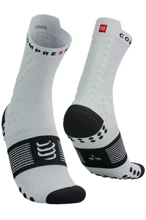 Compressport Unisex Pro Racing Socks v4.0 Trail weiß