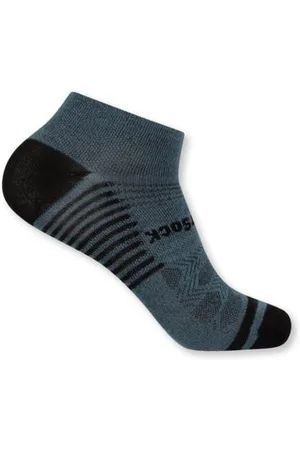 Wrightsock Unisex Coolmesh II Quarter Low grau