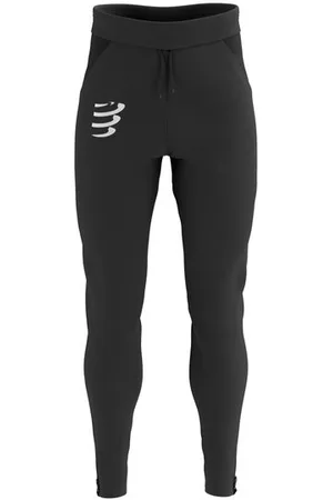 Compressport Herren Hurricane Windproof Seamless Pants schwarz