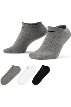 Nike Unisex Everyday Lightweight No-Show Socks (3 Paar) grau