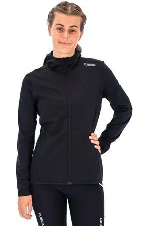FUSION Damen Shelter Jacket schwarz