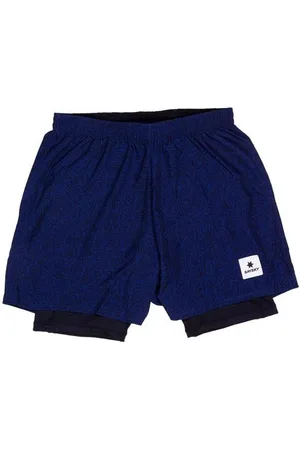 saysky Herren CC 2 In 1 Pace Shorts 5 Inc blau