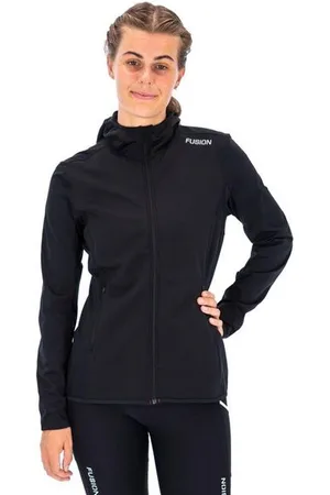 FUSION Damen Shelter Jacket schwarz