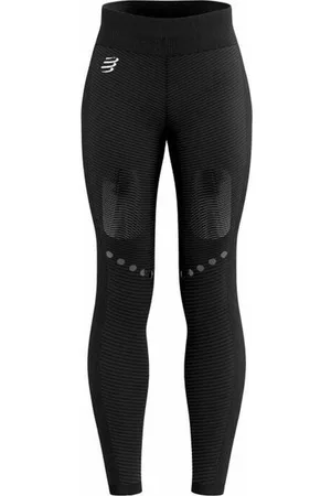 Compressport Damen Winter Trail Under Control Tights schwarz