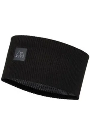 Buff Unisex Crossknit Headband Solid schwarz