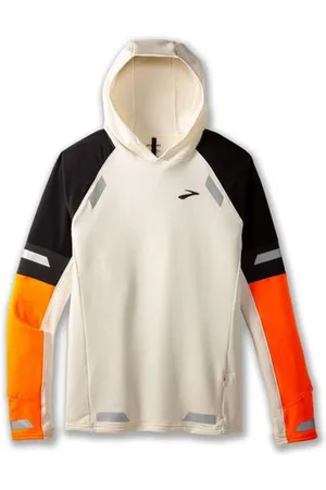 Brooks Herren Run Visible Thermal Hoodie 2.0 bunt
